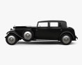 Bentley 8-Litre Mulliner Berlina 1934 Modello 3D vista laterale
