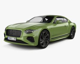 Bentley Continental GT Speed 2025 3D 모델 