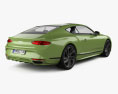 Bentley Continental GT Speed 2025 3D模型 后视图