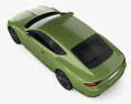 Bentley Continental GT Speed 2025 3D-Modell Draufsicht