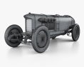 Benz Blitzen 1909 3D модель wire render