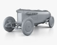 Benz Blitzen 1909 3D模型 clay render