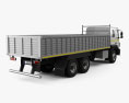 BharatBenz 2823r Flatbed Truck 2022 3d model back view