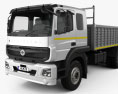 BharatBenz 2823r Flatbed Truck 2022 Modello 3D