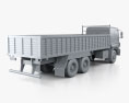 BharatBenz 2823r Flatbed Truck 2022 3d model