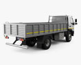 BharatBenz MDT 1015R Flatbed Truck 2022 3d model back view