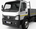 BharatBenz MDT 1015R Flatbed Truck 2022 Modello 3D