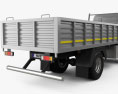 BharatBenz MDT 1015R Flatbed Truck 2022 3d model