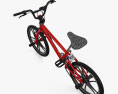 Mongoose BMX 자전거 3D 모델  top view