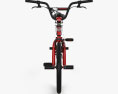 Mongoose BMX 자전거 3D 모델  front view