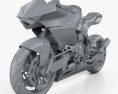 Bimota Vyrus 986 M2 2015 3D 모델  clay render