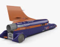 Bloodhound SSC 2015 3D 모델  back view