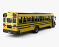 Blue Bird Vision School Bus 2014 3d model back view