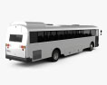 Blue Bird T3 RE L5 Autobús 2016 Modelo 3D vista trasera
