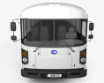 Blue Bird T3 RE L5 Autobus 2016 Modèle 3d vue frontale