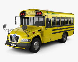 Blue Bird Vision School Bus L1 2015 3D model