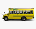 Blue Bird Vision Autobús Escolar L1 2015 Modelo 3D vista lateral