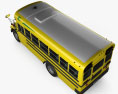 Blue Bird Vision Autobús Escolar L1 2015 Modelo 3D vista superior
