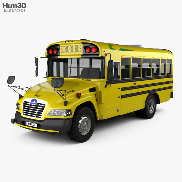 Blue Bird Vision School Bus L1 2015 3D model