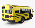 Blue Bird Vision Schulbus L1 2015 3D-Modell Rückansicht