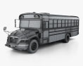 Blue Bird Vision School Bus L3 2015 3d model wire render