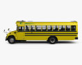 Blue Bird Vision School Bus L3 2015 3d model side view