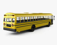 Blue Bird FE School Bus 2020 3d model back view