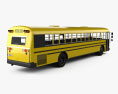 Blue Bird RE Autobús Escolar 2020 Modelo 3D vista trasera