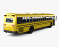 Blue Bird RE School Bus with HQ interior 2023 3d model back view