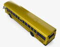 Blue Bird RE School Bus with HQ interior 2023 3d model top view