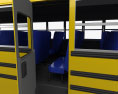 Blue Bird RE School Bus with HQ interior 2023 3d model seats