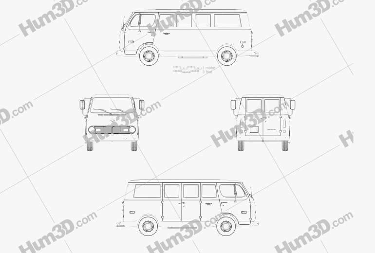 Chevrolet Sport Van 1968 Plan