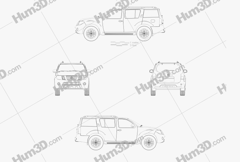 Nissan Pathfinder 2010 設計図