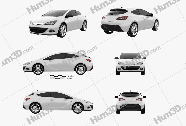 Templates - Cars - Opel - Opel Astra H GTC