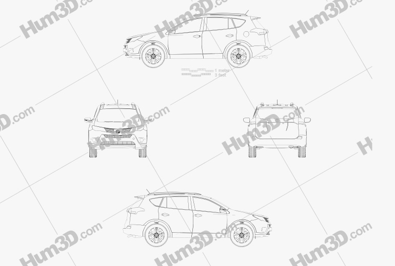 Toyota RAV4 2016 Blueprint