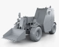Bobcat Versahandler V417 Telehandler 2014 3d model clay render
