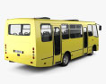Bogdan A09202 バス 2003 3Dモデル 後ろ姿