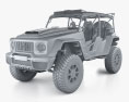 Brabus Crawler 2024 3D-Modell clay render
