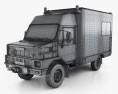 Bremach GR Ambulance Truck 1983 3d model wire render