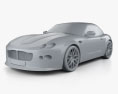 Bufori CS 2012 3d model clay render