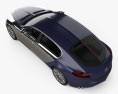 Bugatti 16C Galibier 2010 Modello 3D vista dall'alto
