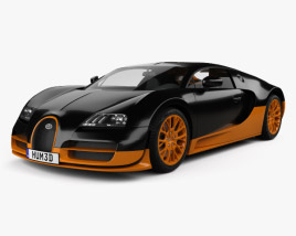 3D model of Bugatti Veyron Grand-Sport World-Record-Edition 2011
