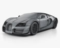 Bugatti Veyron Grand-Sport World-Record-Edition 2011 3d model wire render