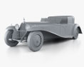 Bugatti Royale (Type 41) 1927 3d model clay render