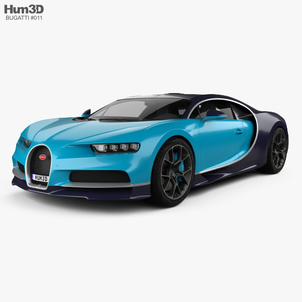Bugatti Chiron 2020 3D model