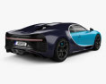 Bugatti Chiron 2020 3D модель back view