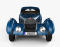 Bugatti Type 57SC Atlantic з детальним інтер'єром 1936 3D модель front view