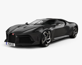 Bugatti La Voiture Noire 2021 3D модель
