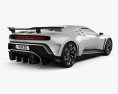 Bugatti Centodieci 2023 3D模型 后视图