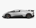 Bugatti Centodieci 2023 3D-Modell Seitenansicht
